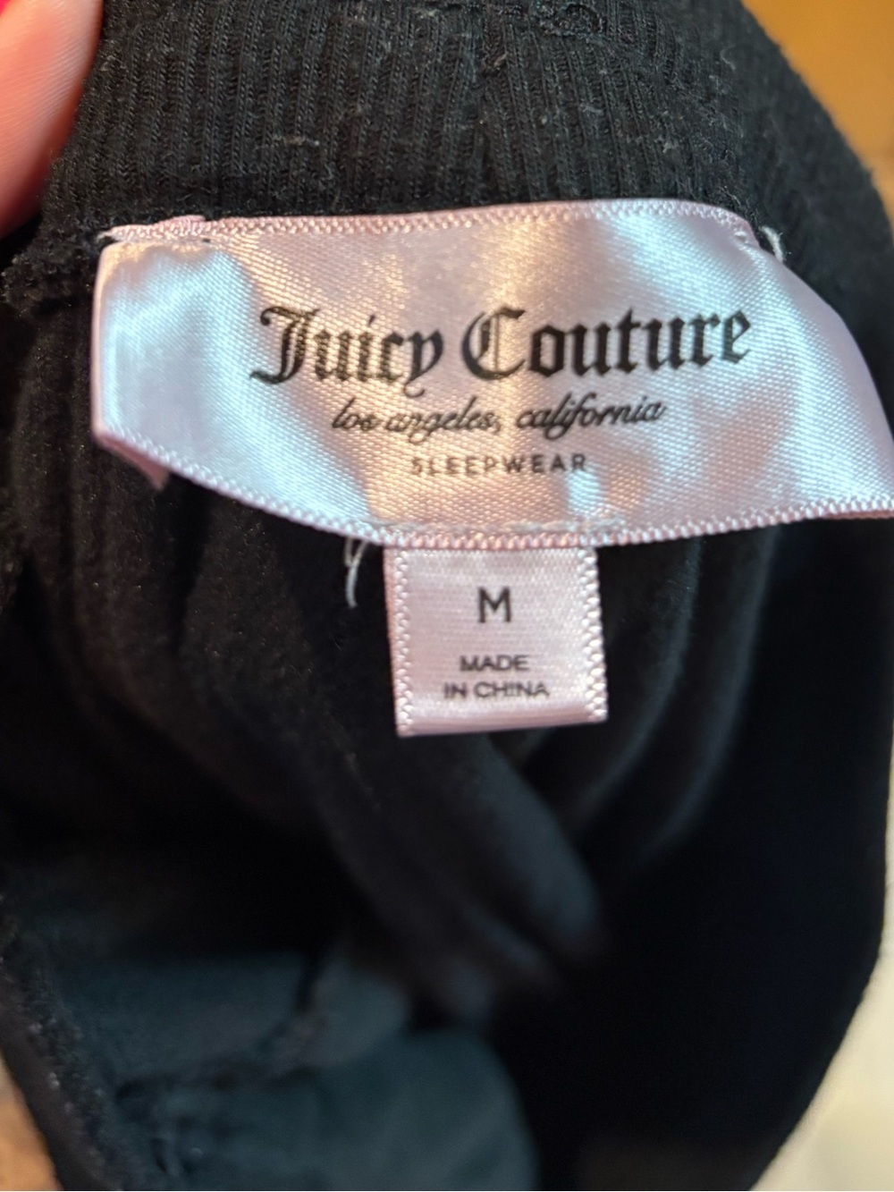 Juicy Couture Women’s Velvet Fleece Lounge Pajama Pants Size Medium - Picture 9 of 9
